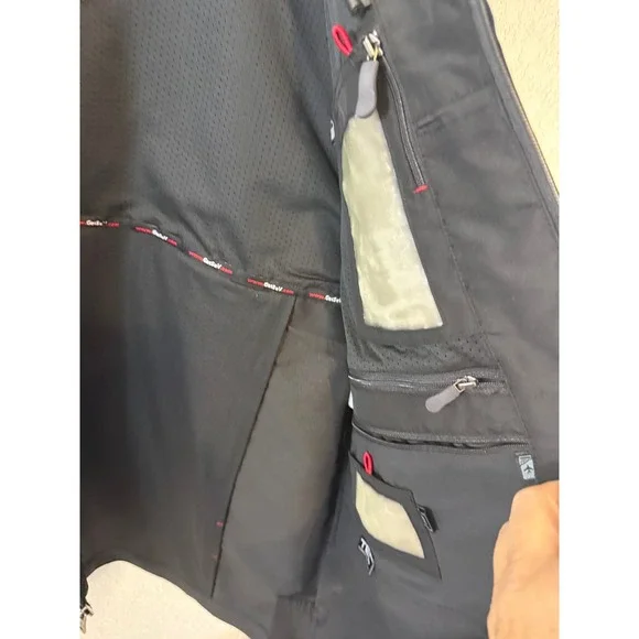 SCOTTEVEST‎ TEC Technology Enabled Clothing Mens Black Vest Large Zipper Pockets